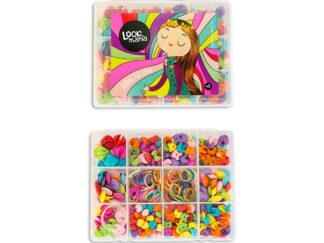 Lookmania Kit Mostacillas Set Caja 12 Divisiones Grande Para Jugar Armando tus propias joyas, pulseras, tobilleras y collares!! Juego Juguete Infantil Niñas Venta Por Mayor Mayorista