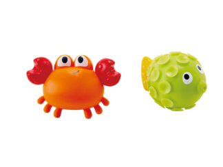 Cangrejo Y Pez Lanza Agua Juego De Baño Amigos De Piscina Juguete Hape +12 Meses Venta Por Mayor Mayorista