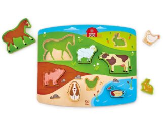 Juego Didactico Juguete Rompecabezas Animales Granja Hape Puzzle Venta Por Mayor Mayorista