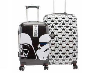 Set De 2 Valijas Semi Rigidas Star Wars 1 de 20 y 1 de 24 pulgadas Guerra de las Galaxias Venta Por Mayor Mayorista