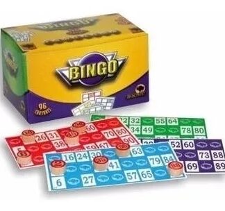 Bingo Económico Juego Familiar 96 Cartones Loteria Bisonte Divertirse En Familia Juguete Venta Por Mayor Mayorista