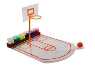 Basket Mini Juego De Shots Con 6 Chupitos Bisonte