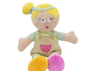Muñeca 40cm Con Rodete De Peluche Funny Land Cresko