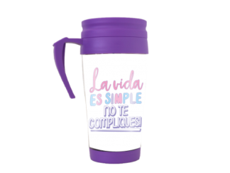 Jarro Térmico Con Glitter 400ml Ry