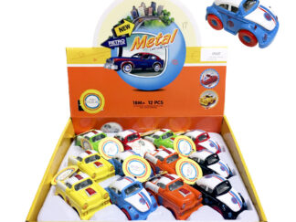 Autos De Metal Retro Fricción 8 Cm Vehículos Colours