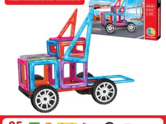 Bloques Magnéticos Camión Con Ruedas 25 Piezas 58940 Pumy