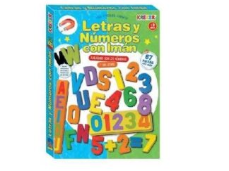 Letras Y Números De Goma Eva Imantadas Kreker