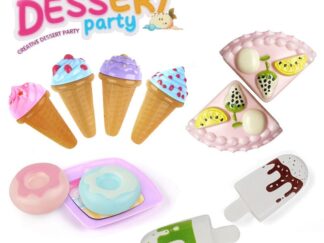 Set De Dulces Helados Donas Tartas Y Plato 11 Piezas Pumy
