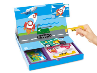 Tráfico Vehículos Magnéticos En La Ciudad Juego Pizarra Magnet Collage
