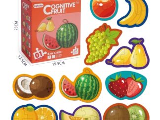 Set De 10 Puzzles Rompecabezas Frutas Gigantes 40 Piezas Kylwin