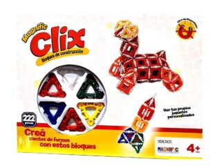 Bloques De Construccion Magnific Clix 222 Piezas