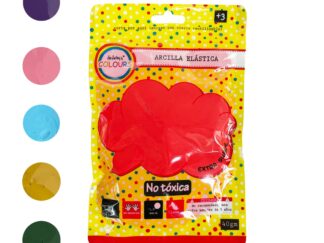 Masa Arcilla Elástica Moldeable 40gm Colours