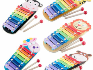 Xilofon Infantil Instrumento Madera Con Animales Colours