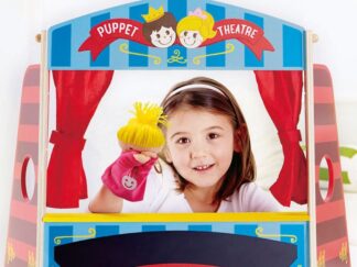Teatro De Títeres Infantil Con Dos Marionetas Hape