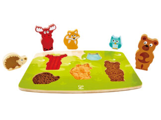 Puzzle Táctil Animales Del Bosque Rompecabezas Hape