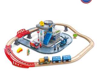 Estación De Emergencia Policía Bomberos Y Trenes Hape