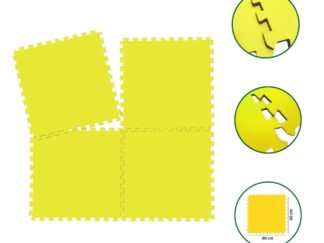 Piso Goma Eva 60x60cm Colores 4 Piezas Encastrables 93214 Multieva