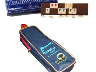 Rummy Burako Practik Con Bolso De Viaje Fichas Bajorelieve Bisonte