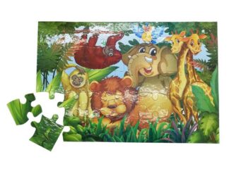 Rompecabezas Animales De La Selva Puzzle 35 Piezas Cresko