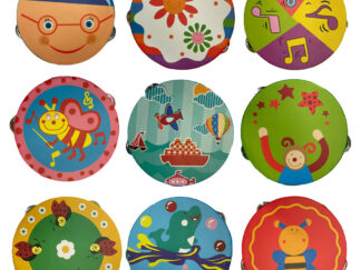 Pandereta Infantil De Madera Animales 21561 Colours