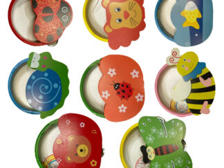 Pandereta Infantil De Madera Animales 21570 Colours