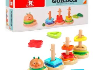 Oruga Para Apilar Encastre Colores Y Formas De Madera Top Bright