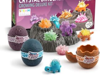 Juego De Ciencias Kit X3 Dinosaurios Cristales Deluxe Science Can