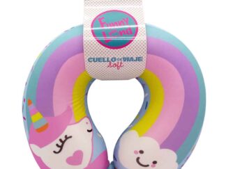 Almohada Unicornio Arcoiris Cuello De Viaje WO863 Cresko