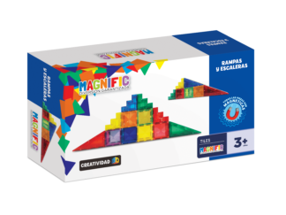 Bloques Magnific Tiles Rampas Y Escaleras