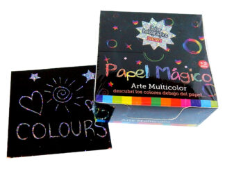 Papel Mágico Taco 120 Hojas Holográficas Colours