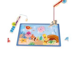 Juego De Pesca Con Imán De Madera Tooky Toy