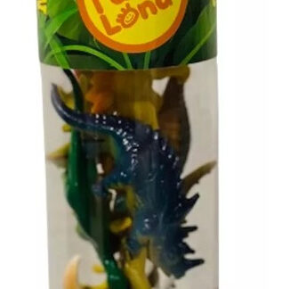 Set Tubo Dinosaurios Muñecos X12 Unidades Juguete 7cm