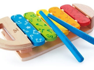Xilofón Instrumento Musical Infantil Madera Hape +12 Meses
