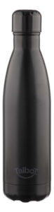 Botella Térmica Talbot 500ml Acero Inoxidable Negro Antigoteo