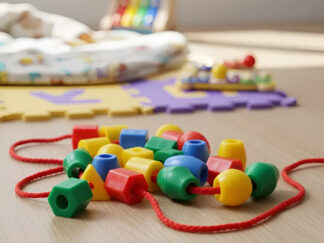 Encastres Mágicos Juego De Construcción Didáctico Motricidad Color Cordones