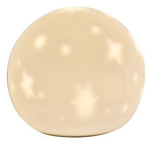Lampara Velador Estrella Silicon Cresko Recargable Blanco