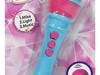 Micrófono Infantil Karaoke Luz Y Sonido 21 Cm Juego Juguete