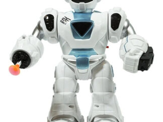Robot Con Luz Y Sonido Super Warrior Lanza 3 Flechas Juguete The Future Robot Blanco