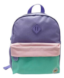 Mochila Espalda Talbot Mini Classic Tricolor 2 Cierres 30cm Lavanda Liso