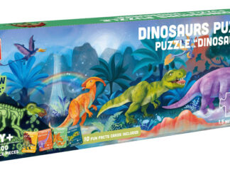 Puzzle Gigante Dinosaurios Brilla En Oscuridad 200 Pz Hape