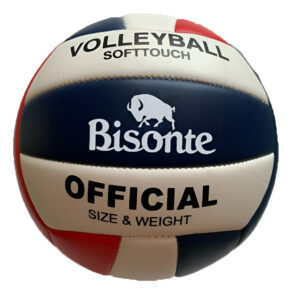 Pelota Voley Bisonte Soft Touch Nº 5 - Local Olivos Color Blanco-azul-rojo