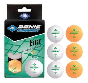 Pelotitas Ping Pong Donic Schildkrot Elite 40mm 1 Estrella 6 Unid