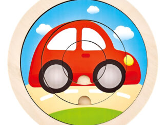 Puzzle Vehiculos Juego Didáctico Madera Rompecabezas Hape