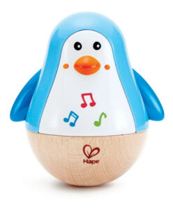 Pinguino Musical Juguete Madera Didáctico Hape Bebé +6m