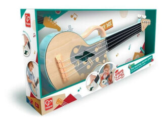 Ukelele Rock Roll Hape Instrumento Afinable Guitarra Juguete