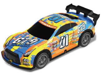 Auto De Carrera Radio Control Remoto Juego Juguete 1-24 Luz Amarillo Carrera
