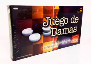 Juego De Damas Pzas Plásticas Tablero Plegable 34x34 E. Full