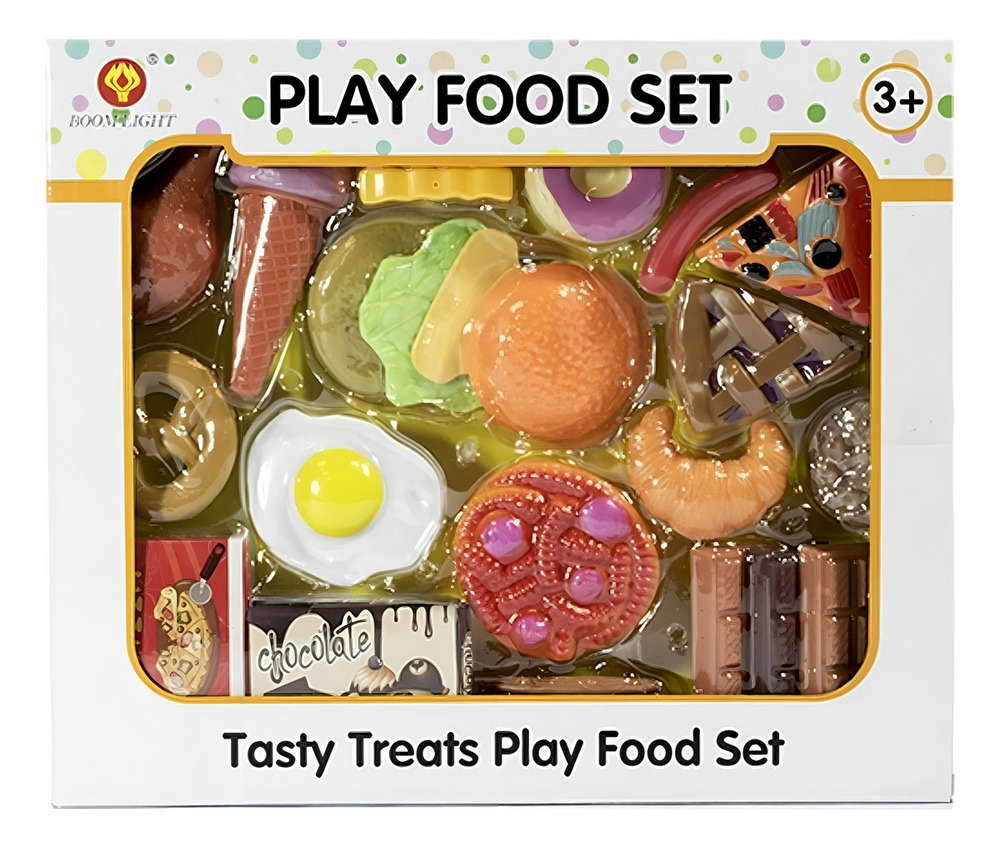 Set De Comidas 26 Pz Juguete Juego Didáctico Rol Alimentos - Imagen 2