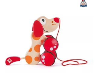 Perro De Arrastre Hape. Juguete De Madera