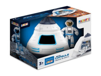 Space Capsule Espacial Magnific  Con Sonido Muñeco Juguete  2428